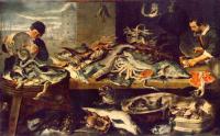 Frans Snyders - Fish Shop